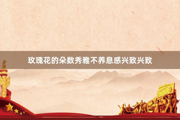 玫瑰花的朵数秀雅不养息感兴致兴致